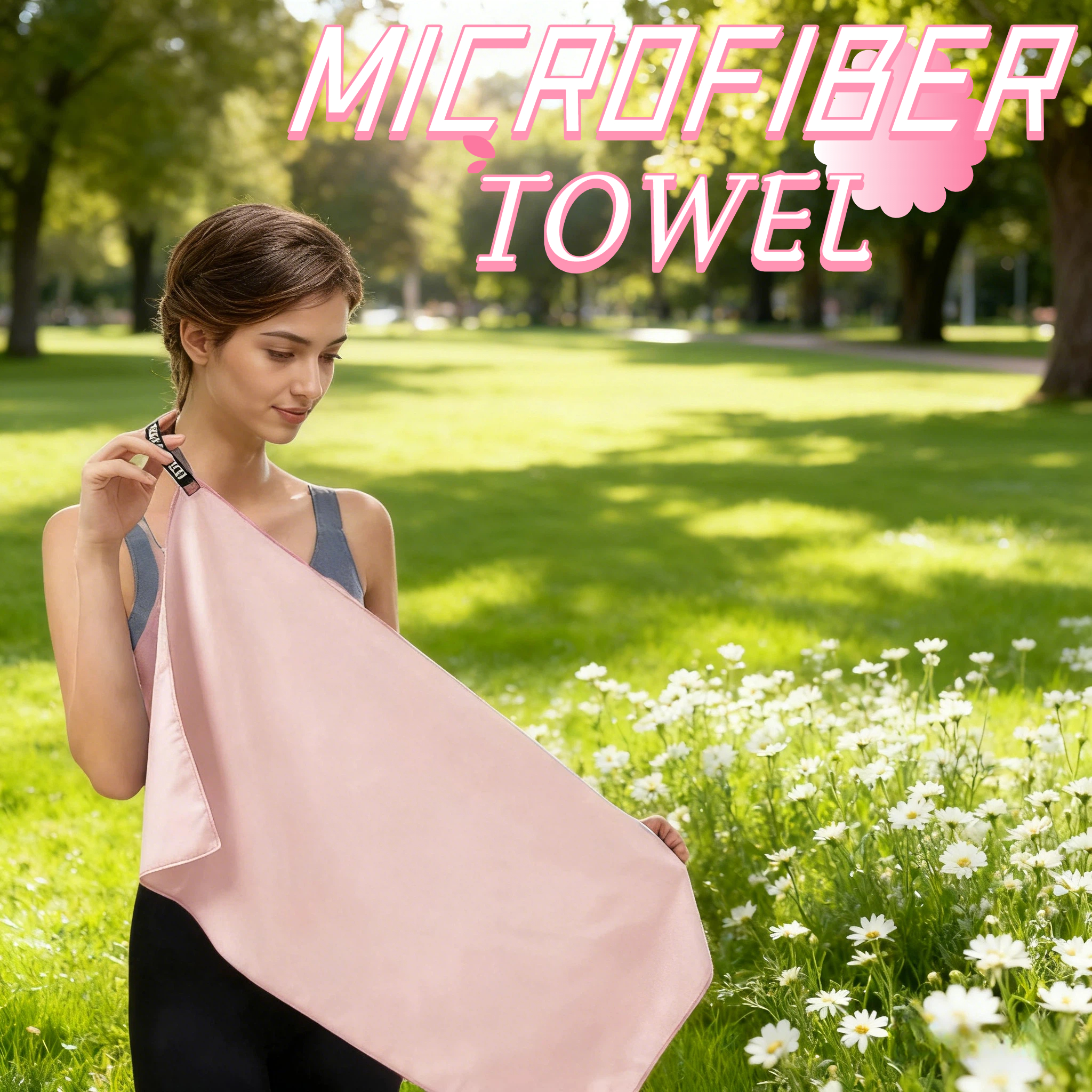 Herbal Yoga - 1 PCS 40x80cm Microfiber Gym Towel